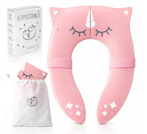 Hippypotamus travel potty seat folding for compact on-the-go use.