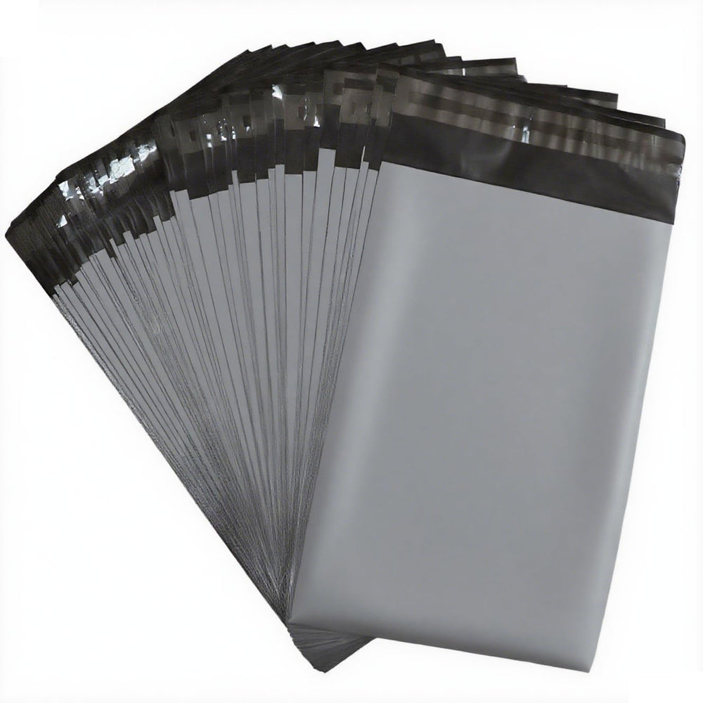 Hipruict adult diaper disposal bags in silver provide opaque privacy for on-the-go waste.