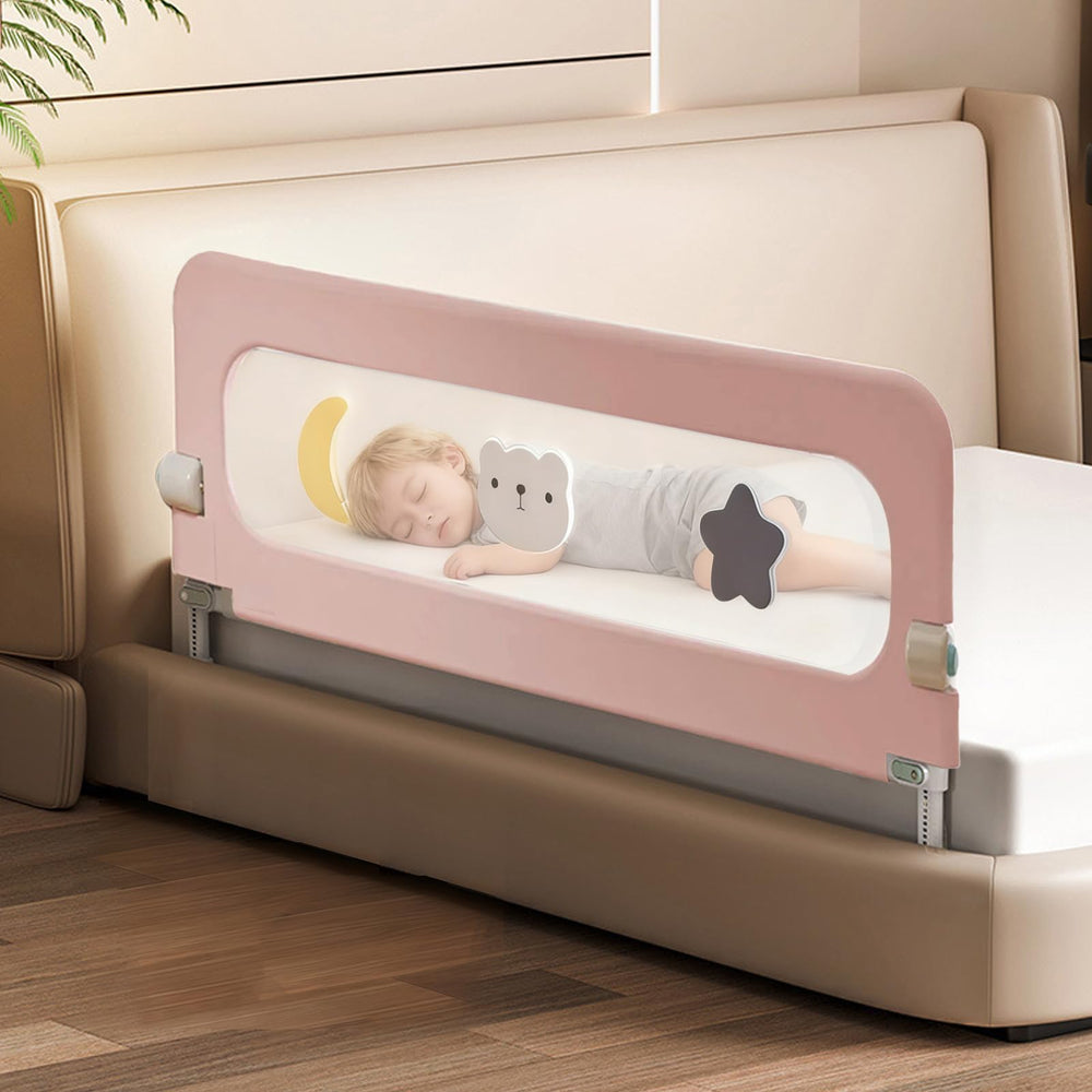 HIQNWTO U-Type bed rail base shows large support footprint for stability