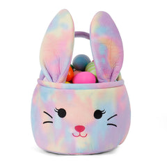 HitToys Easter Bunny Basket soft-plush material, cozy companion for kids.