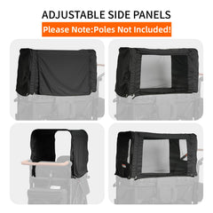 Hiviva W4 Luxe Elite mosquito net keeps bugs out during strolls.