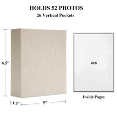 Hiwhy hardcover interior pages show secure binding for long-lasting photo storage.