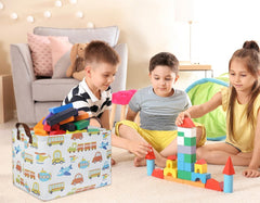 HIYAGON kids storage basket car room decor keeps play areas tidy
