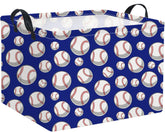 HIYAGON rectangular baseball bin front view for organized toy and book storage