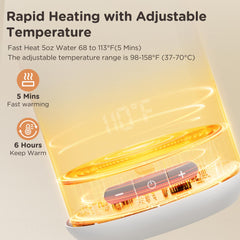 HIYAKOI safety materials: BPA-free Tritan and stainless plate ensure odorless, leak-proof operation.