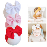 Hjiaruiky soft nylon headband with stretch for gentle newborn comfort during all-day wear.