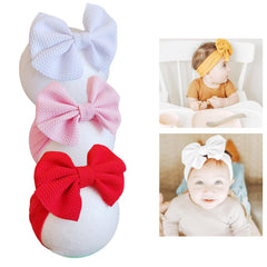 Hjiaruiky soft nylon headband with stretch for gentle newborn comfort during all-day wear.