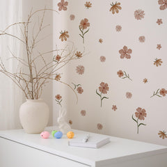 HJKlove pink flower wall art fits nurseries and kids' rooms with versatile decor