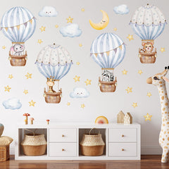 HJKlove stars and moon wall stickers add magical ceiling-to-wall accents