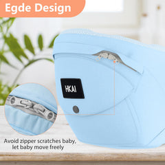 HKAI facing-in position demonstrates secure infant comfort