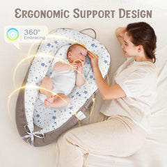 HKAI Baby Lounger designed for awake supervised use during playtime and tummy time.