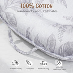 HKAI Baby Lounger designed for awake supervised use during tummy time and diaper changes.
