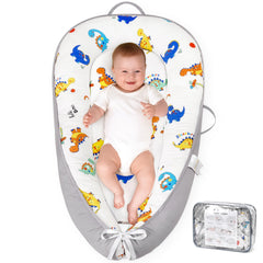 HKAI Baby Lounger front view in soft cotton for gentle daytime lounging