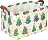 HKEC rectangle Christmas basket folds flat for compact seasonal storage