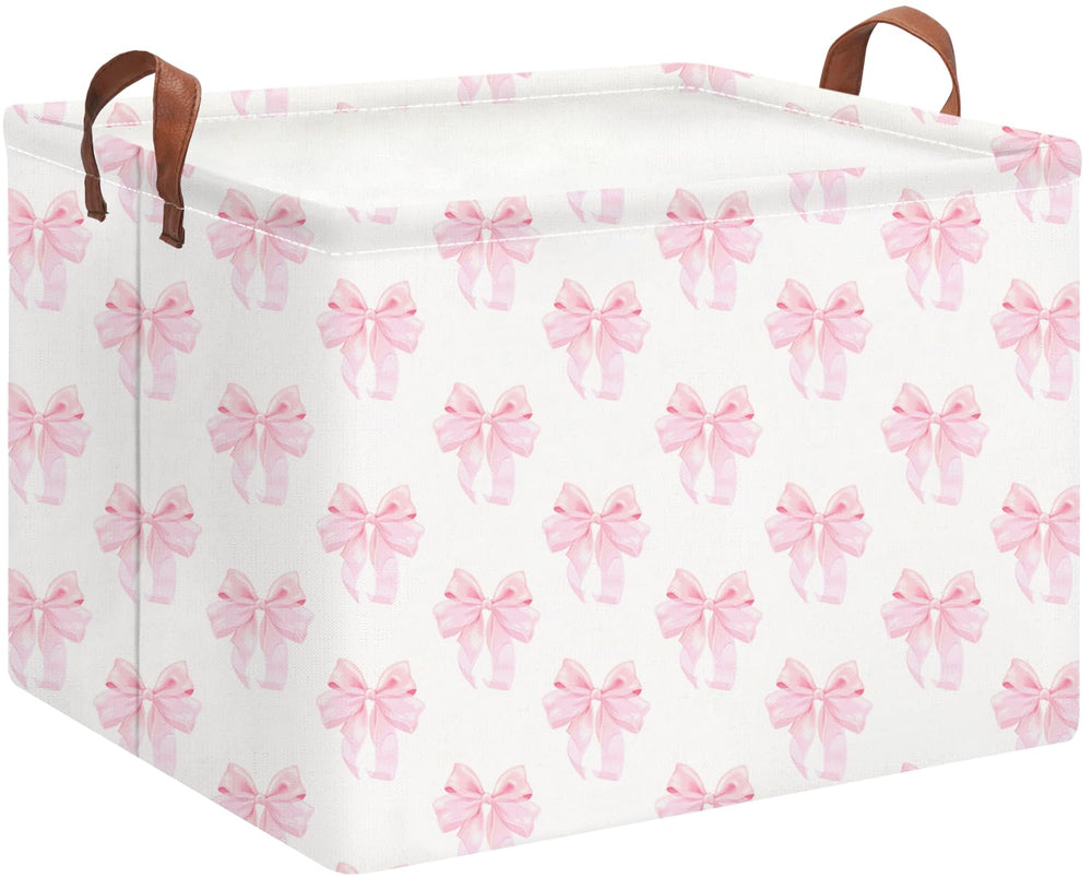 HKEC rectangle storage basket folded flat for space-saving storage