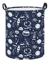 HKEC Space Stars laundry bin folded demonstrates space-saving storage in small spaces.