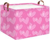 HKEC rectangle storage basket folded view showing space-saving design.