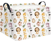 HKEC Rectangle Storage Basket with handles, easy to tote toys or clothes.