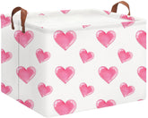 HKEC rectangle storage basket with handles for easy toy organization