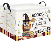 HKEC rectangle storage basket with handles organizes toys and is easy to move