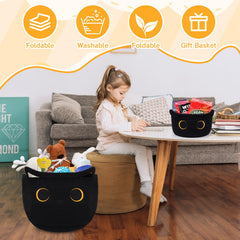 Hkojewp nursery storage basket versatile for toys, blankets, and laundry