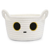Hkojewp small storage cat basket with ears for tidy nursery organization