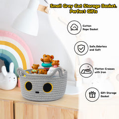 Hkojewp storage basket multi-scenario shows versatile use in living room or nursery.