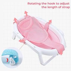 HKSICHENGKEJI adjustable-length mat demonstrates tub-fit flexibility.