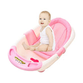 HKSICHENGKEJI baby bath seat mesh folded for compact storage after baths