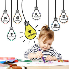 HLNIUC classroom and office decor wall sticker adds minimalist inspiration.