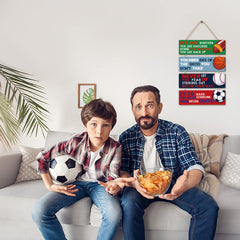 HLNIUC baseball sign wall decor adds sporty charm to playrooms and study spaces