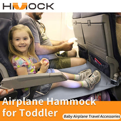 HMOCK airplane-seat-extender-in-use demonstrates quick, clutter-free seating for kids during travel