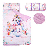 HNHUAMING toddler nap mat with unicorn design offers cozy daycare naps