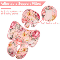 HNHUAMING adjustable head support grows with baby for continued comfort.