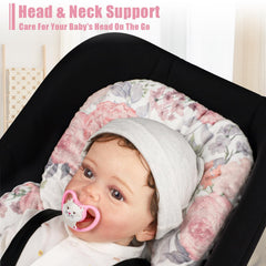 HNHUAMING full-body padding cushions baby's head, neck, and torso during travel