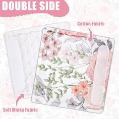 HNHUAMING car seat strap pads white solid side for versatile styling