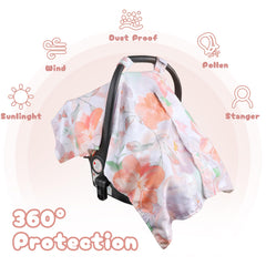 HNHUAMING fabric close-up shows plush mink blend for soft baby touch