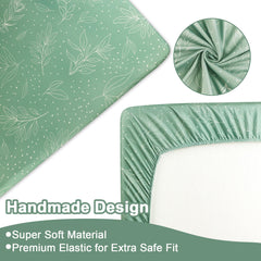 HNHUAMING Green Leaf diaper stacker keeps essentials within easy reach
