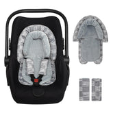 HNHUAMING infant car seat insert shows head-support feature for newborn comfort during travel