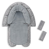 HNHUAMING infant car seat insert in plush fabric for newborn comfort.