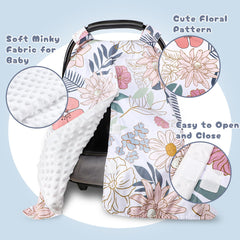 HNHUAMING nursing cover infinity scarf provides discreet feeding privacy