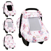 HNHUAMING unicorn rainbow close-up showing ultra-soft fabric for newborn comfort.