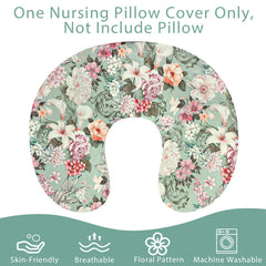 HNHUAMING floral green boho pattern highlights nursery-friendly style.