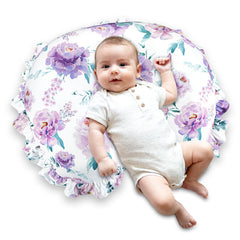 HNHUAMING nursing pillow cover lace detail adds elegant flair to nursery care