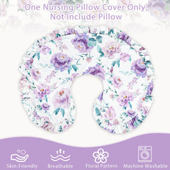 HNHUAMING nursing pillow cover zipper detail enables easy removal and quick cleaning