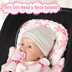 HNHUAMING removable strap covers reduce friction on baby's shoulders.