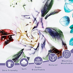HNHUAMING ultra-soft microfiber crib sheet feels gentle on baby's skin.