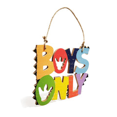 HnJOY dinosaur theme wood sign brightens nurseries and playrooms.