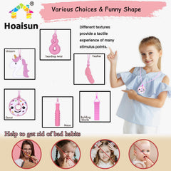 Hoaisun building blocks chew necklace engages hands and promotes focus during learning.