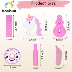 Hoaisun twist chew necklace offers durable oral stimulation for picky chewers.